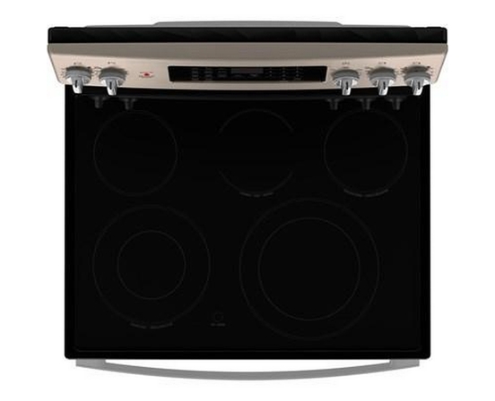 Cuisinière amovible électrique de 30 po avec technologie convection européenne véritable GE - JCB840ETES
