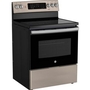 Cuisinière amovible électrique de 30 po avec technologie convection européenne véritable GE - JCB840ETES