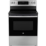 Cuisinière amovible électrique de 30 po avec technologie convection européenne véritable GE - JCB840STSS