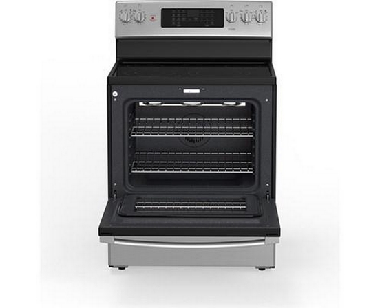 Cuisinière amovible électrique de 30 po avec technologie convection européenne véritable GE - JCB840STSS