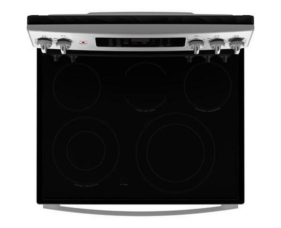 Cuisinière amovible électrique de 30 po avec technologie convection européenne véritable GE - JCB840STSS