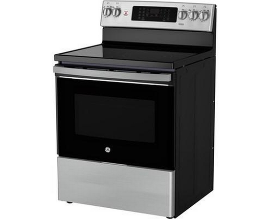 Cuisinière amovible électrique de 30 po avec technologie convection européenne véritable GE - JCB840STSS