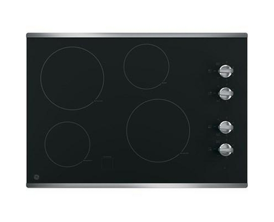 Table de cuisson encastrée électrique de 30 po GE - JP3030SWSS