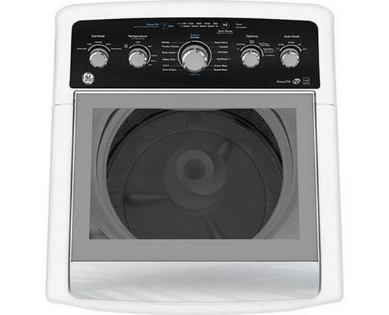 Laveuse à chargement vertical de 4,9 Pi cu.. avec agitateur GE - GTW491BMRWS