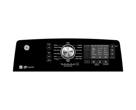 Laveuse à chargement vertical de 5,3 Pi cu.. avec Cold Plus GE - GTW681BMRWS