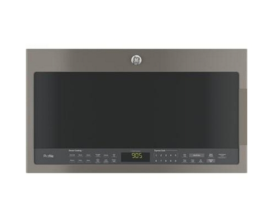Four à micro-ondes à hotte intégrée de 30 po, 2,1 Pi cu. avec Chef Connect GE Profile - PVM2188SLJC