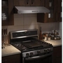 Hotte de cuisinière sous cabinet de 30 po avec 4 vitesses GE Profile - PVX7300SJSSC